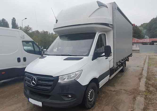 Wynajem samochodów MercedesBenz Sprinter Plandeka id